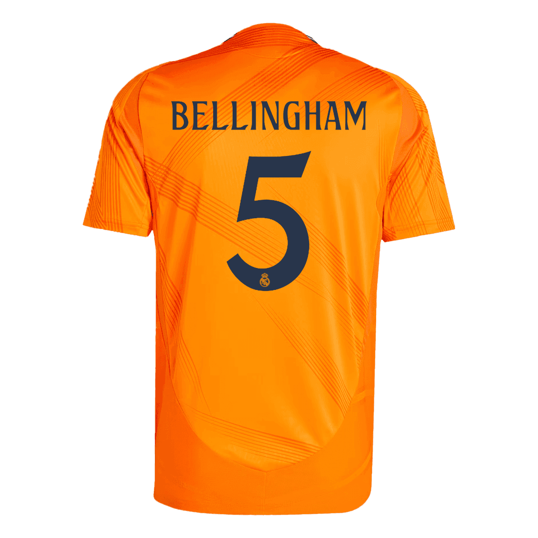 Authentic BELLINGHAM #5 Real Madrid Away Football Shirt 2024/25
