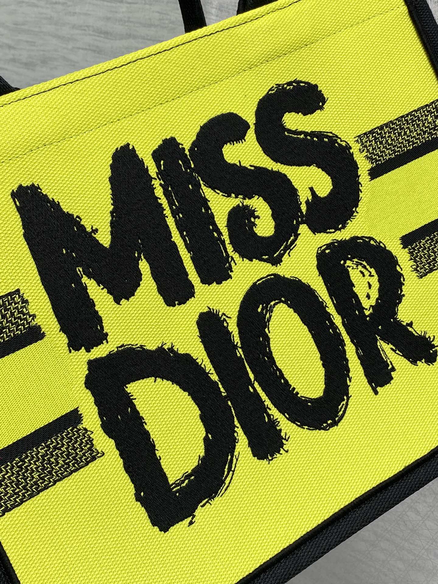 Dior Miss Embroidered Tote Shopping Bag