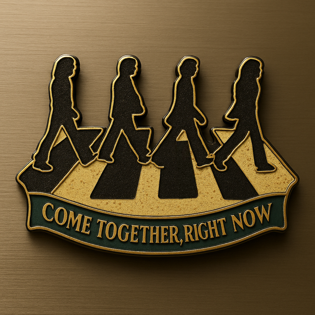 Commemorative enamel refrigerator magnet