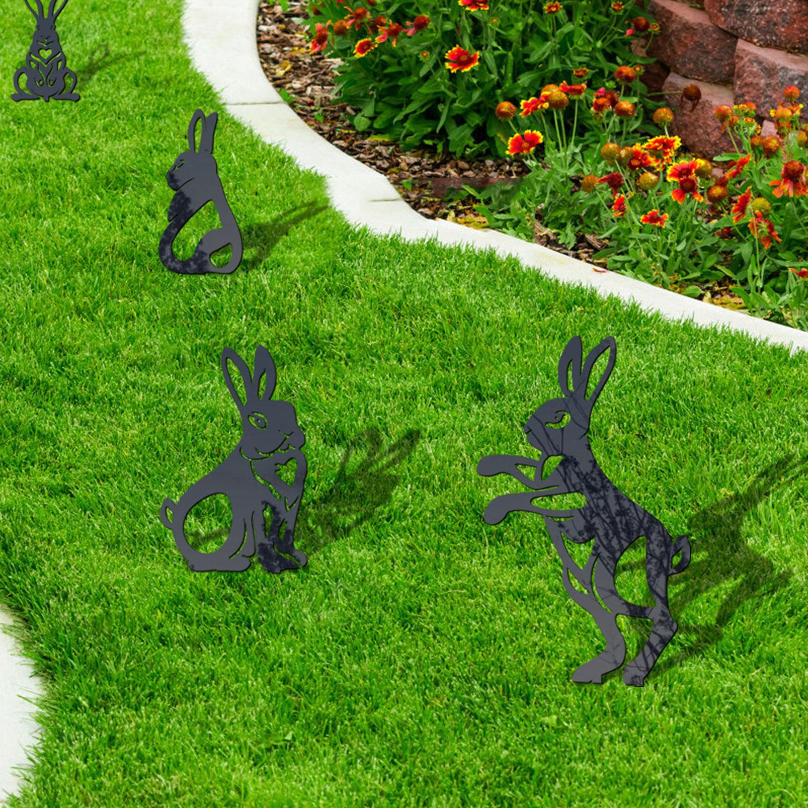 🔥Last Day 50% OFF🔥Garden Metal Rabbit Yard Art🐇Buy 2 Save 10% Off & Free Shipping