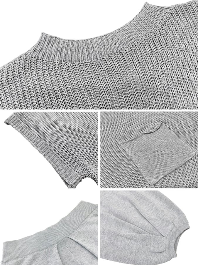 New Product Fashion Spring And Summer Temperament Casual Pure Color Wool Long Trousers Suit