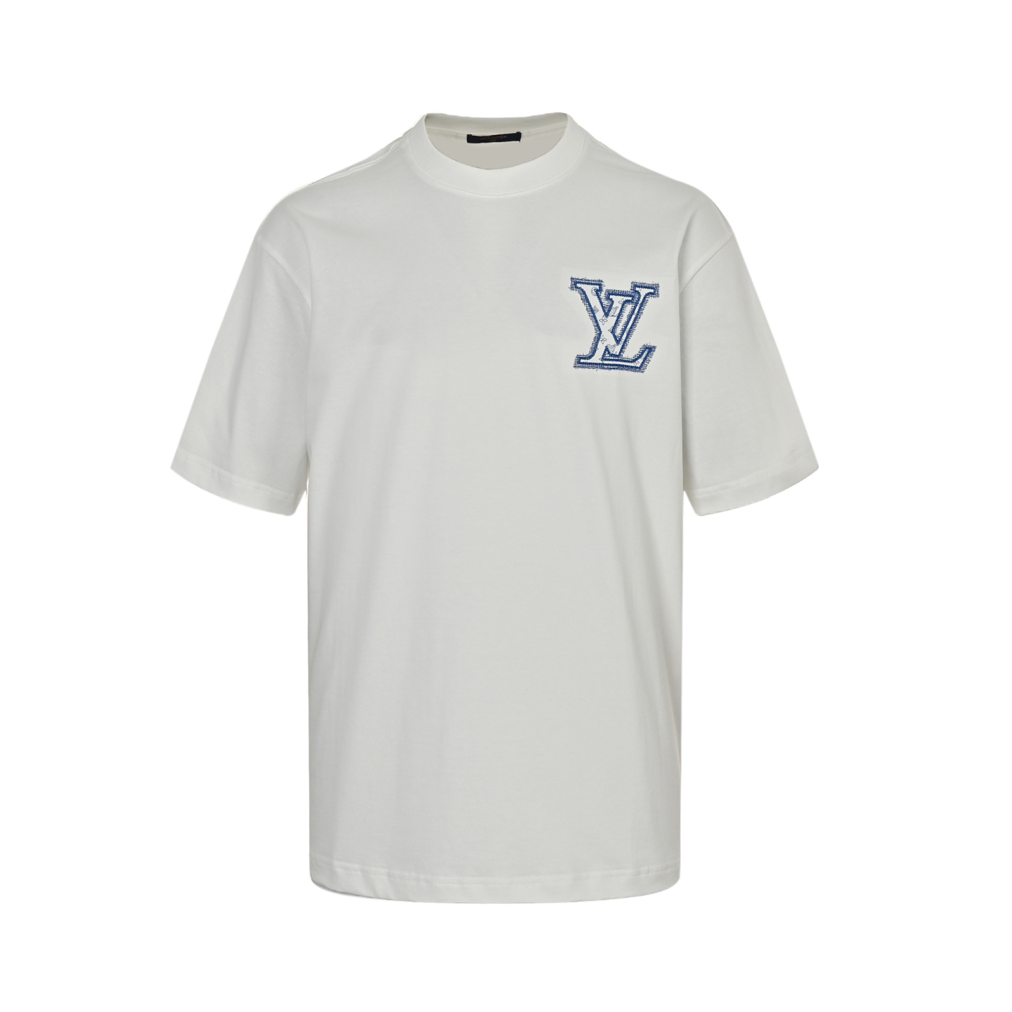 Louis Vuitton 25ss show style three-dimensional embroidered letter short sleeve