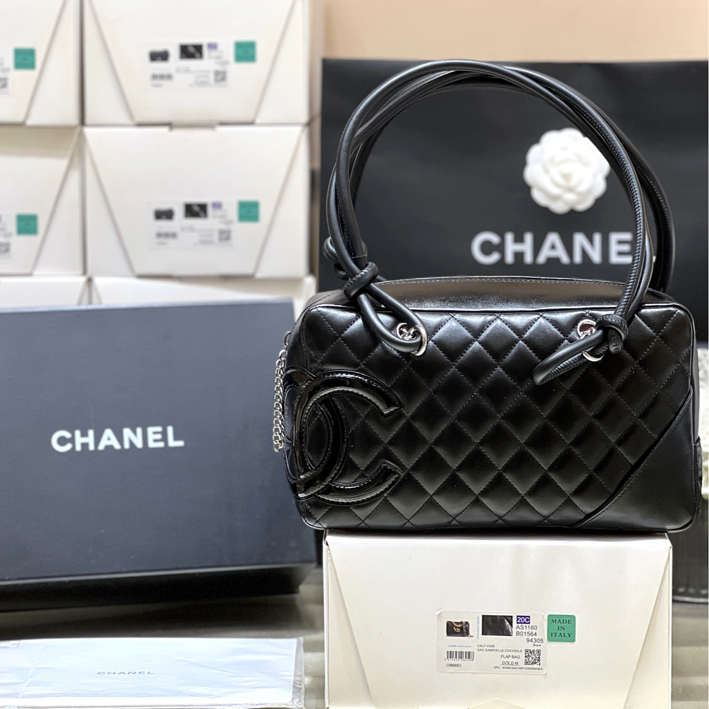 Chanel Used Kangpeng Large Pillow Bag A25171