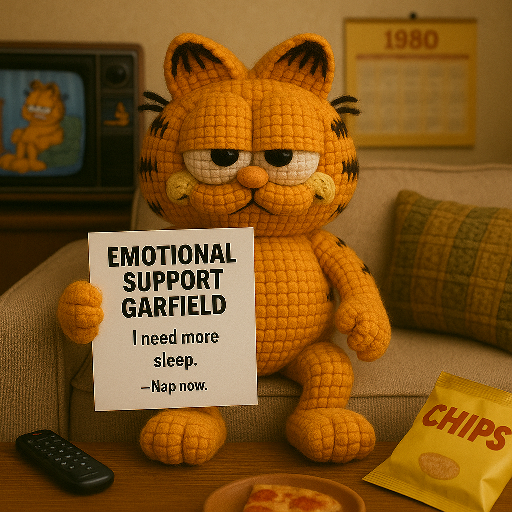 Emotional Support Garfield