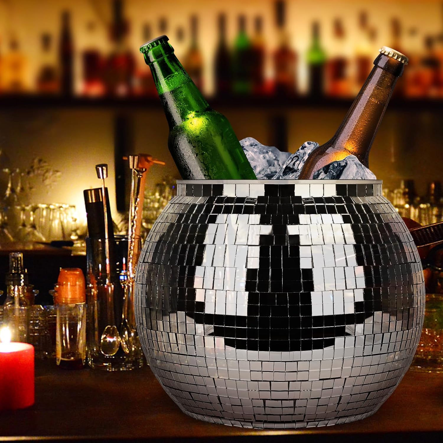 Disco Ball Ice Bucket (Flash Sale - 50% Off) BUY 2 GET 10% OFF & FREE SHIPPING