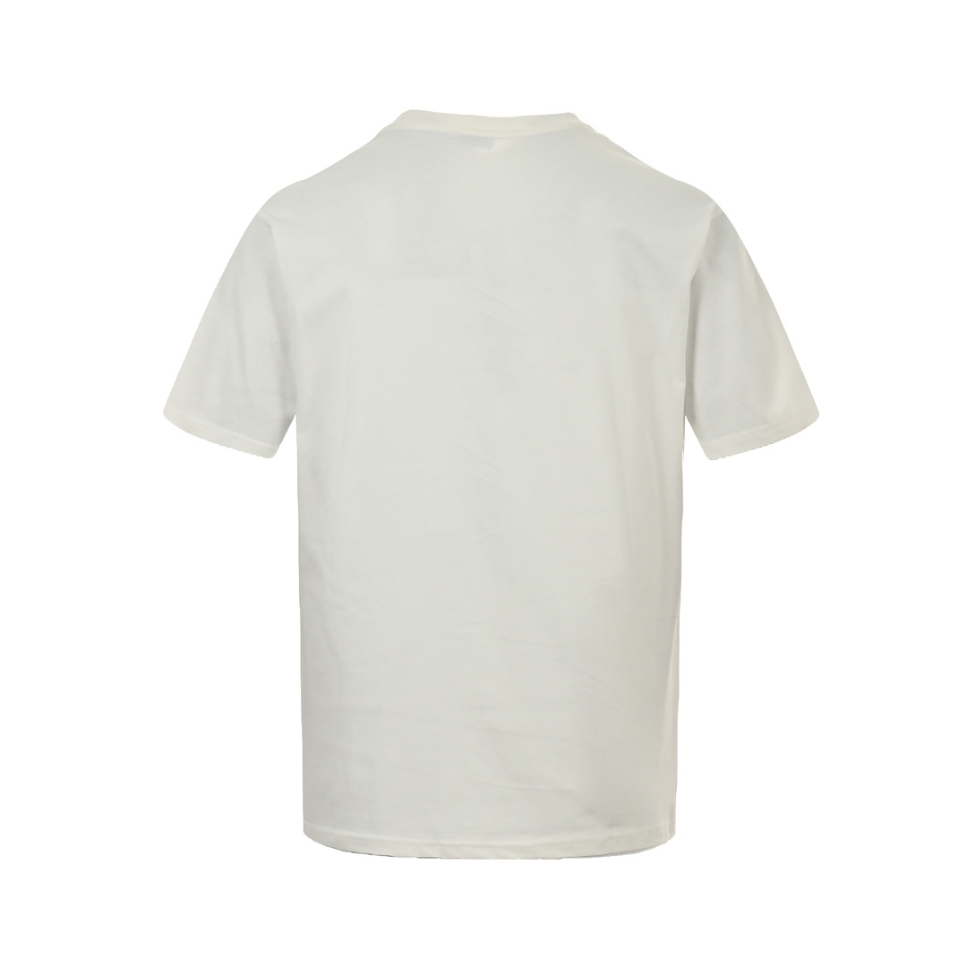Burberry 24ss flocked horse print short sleeves