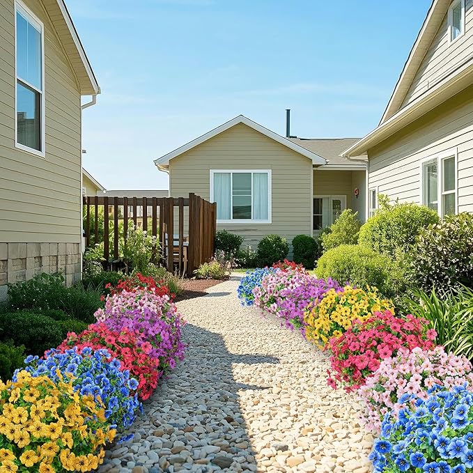 ⚡Flash Sale⚡ Artificial Mums Flowers Outdoor，UV Resistant