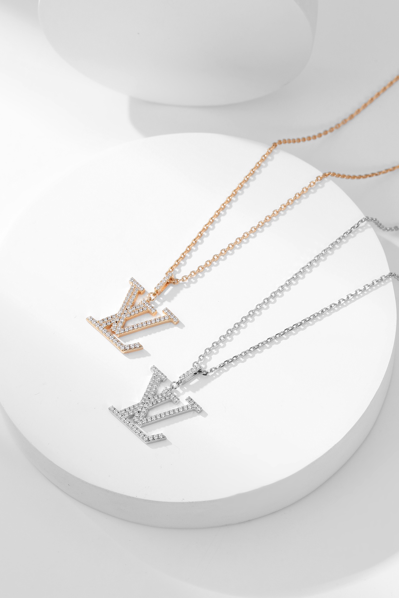 Louis Vuitton Alphabet Diamond Necklace