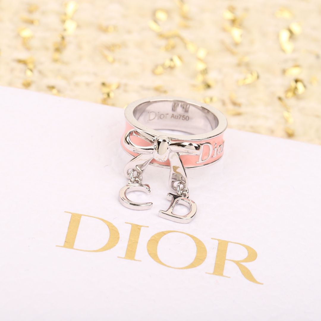 Dior Pink CD Ring