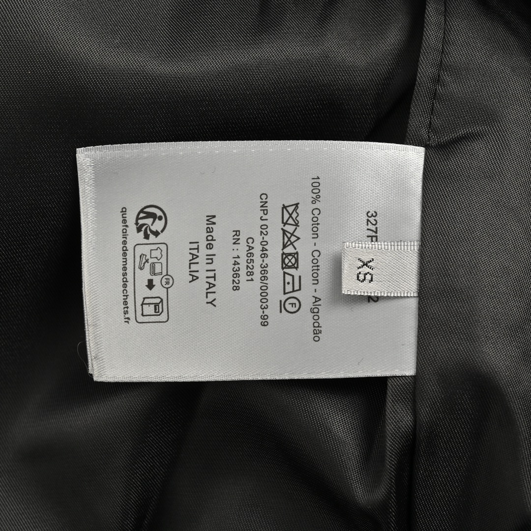 Dior 24Fw mesh webbing baseball jacket