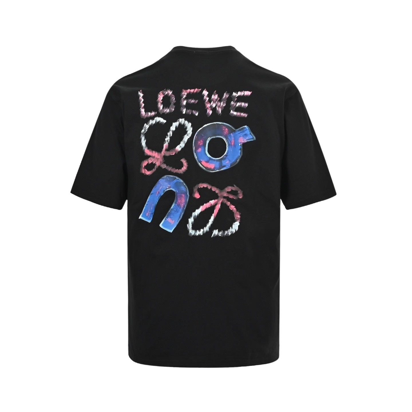 Loewe 25ss Angpao joint graffiti logo print short sleeve