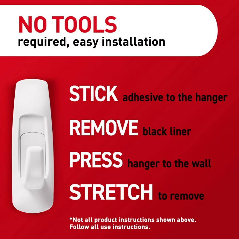 🔥ON SALE🔥10Pcs Strong Utility Hooks with Adhesive Strips