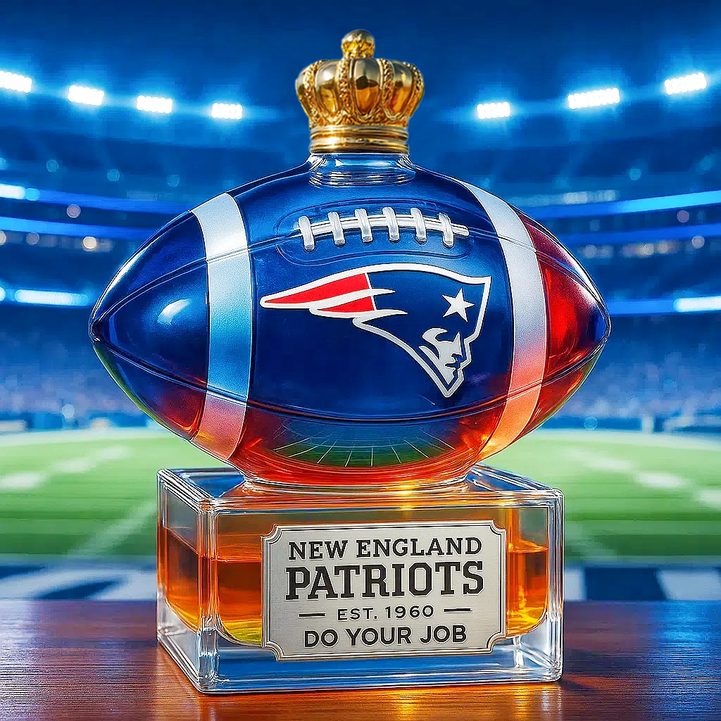 Legacy of the Patriots——New England Patriots Whiskey Bottle