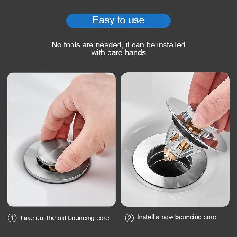 (🔥Last Day Promotion-SAVE 50% OFF) Stainless Steel Bounce Core Push-BUY 3 GET 2 FREE & FREE SHIPPING
