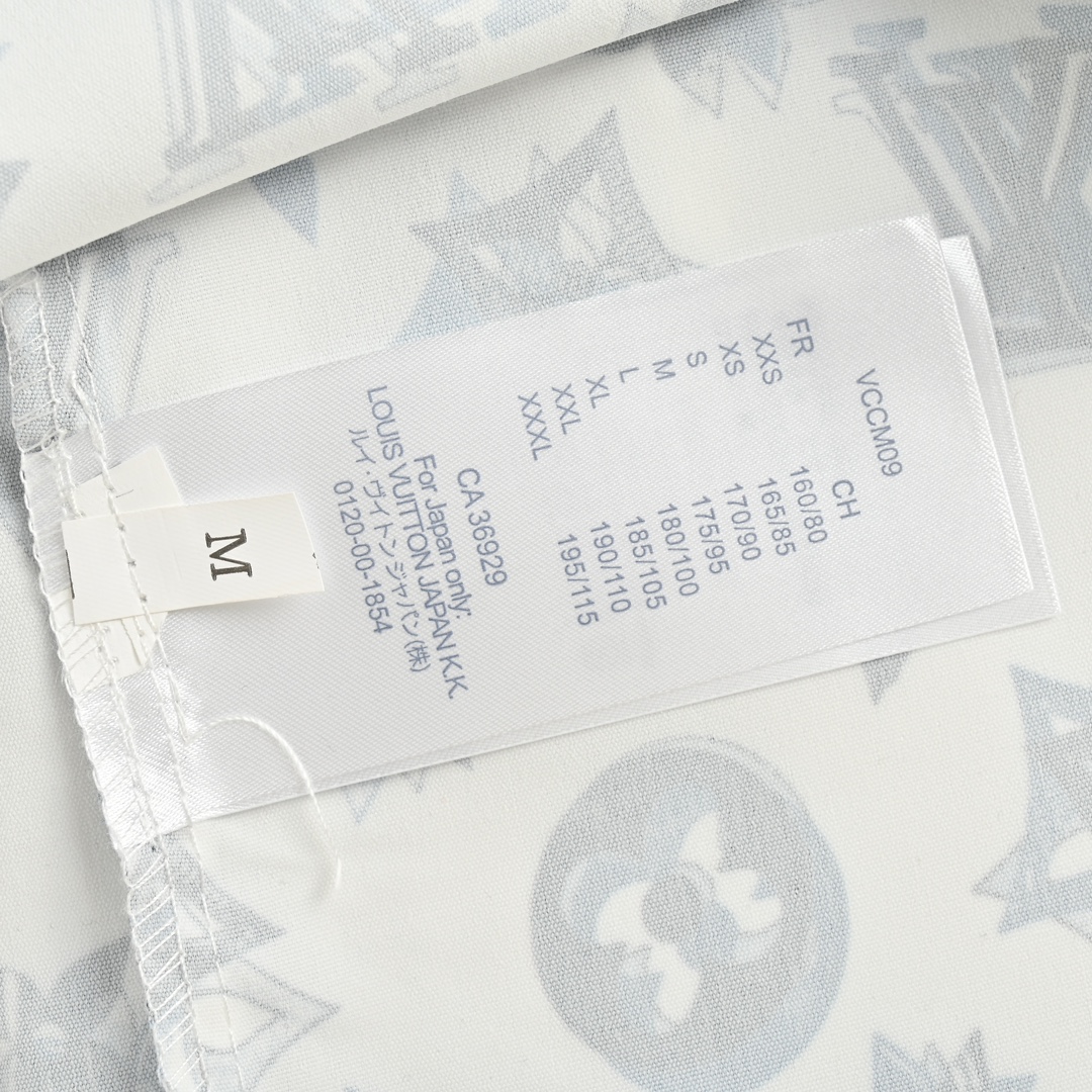 Louis Vuitton 24ss full print overlapping monogram short sleeve shirt