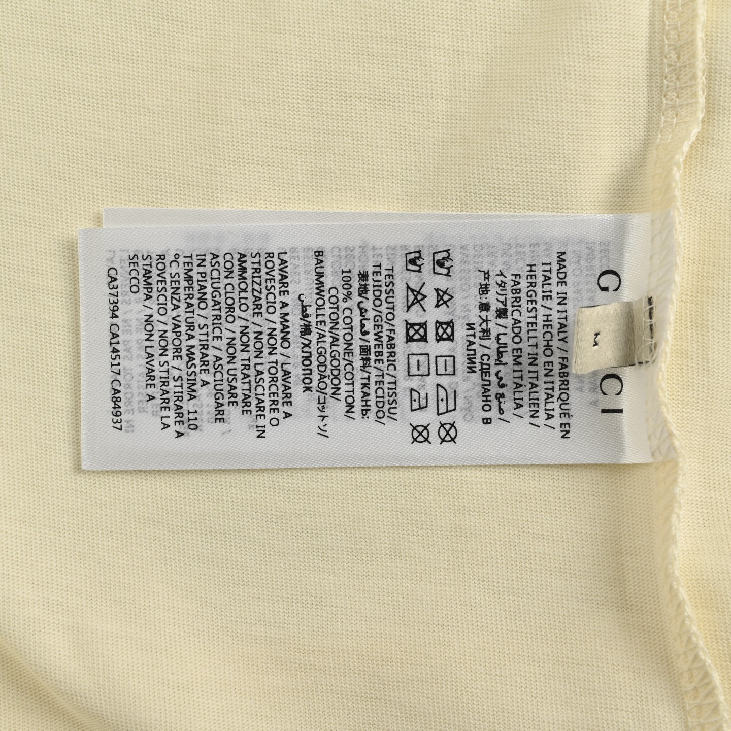 Gucci 25ss double belt logo short sleeve