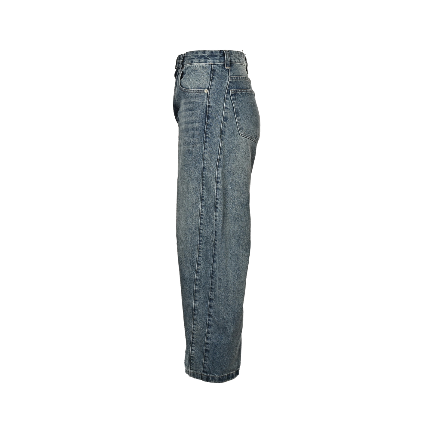 Loewe 25ss solid loose fit scimitar jeans