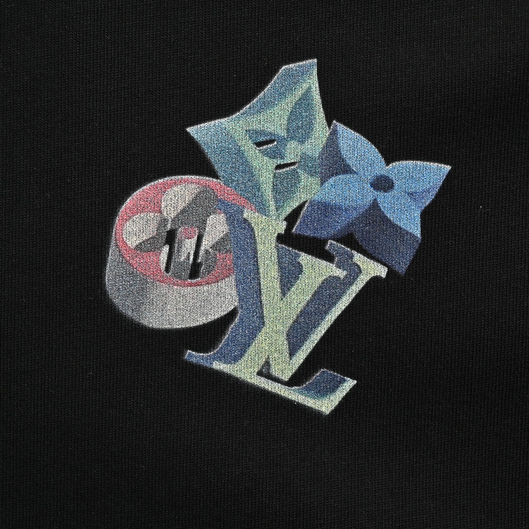 Louis Vuitton 24ss 3D monogram print short sleeves