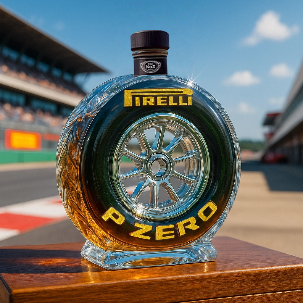 Pirelli Tire Whisky Bottle