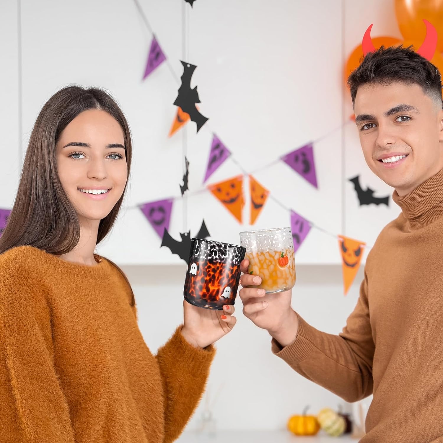 🏆Flash Sale⚡Halloween Icon Glass Cups