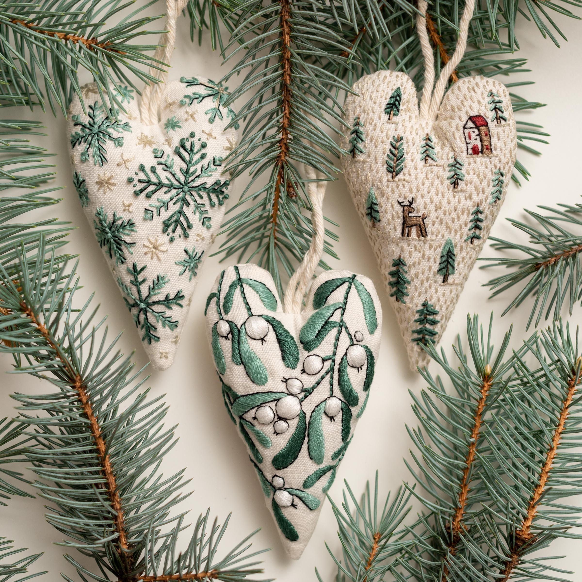 🎅2024 Christmas Promos🔥DIY Ornament for Christmas in the shape of a heart