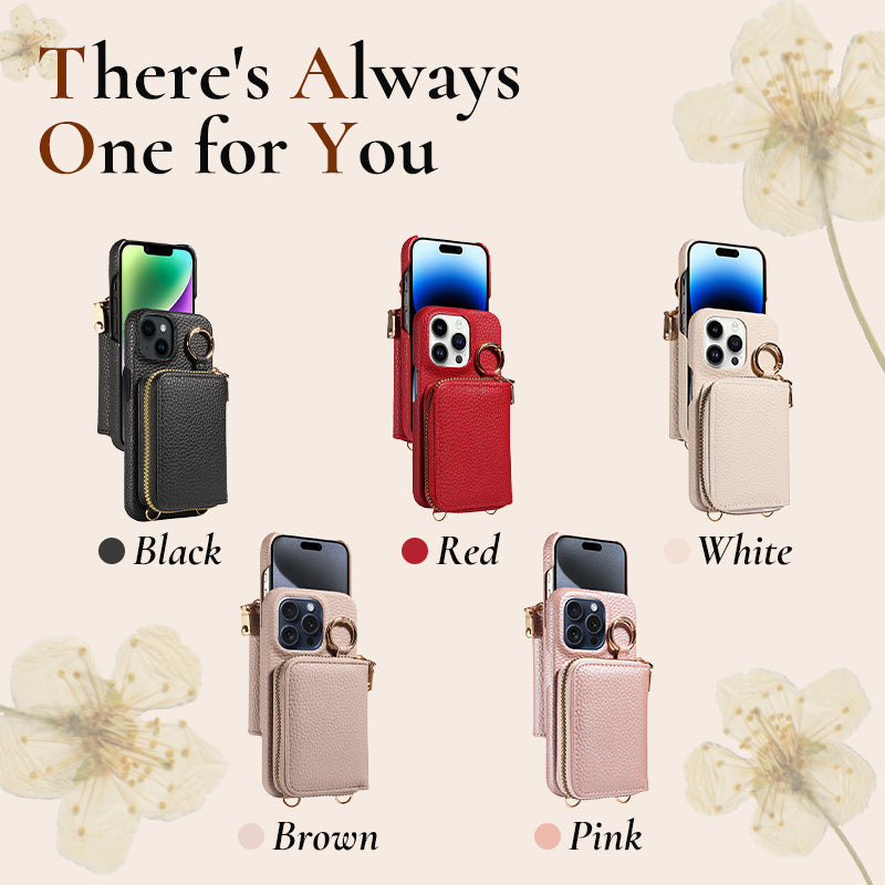 Portable Phone Case with Card Slots for iPhone Series