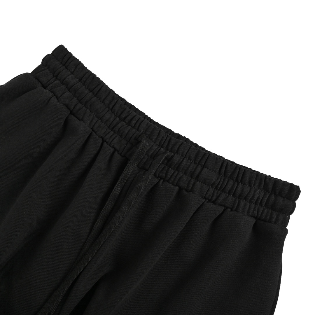 Balenciaga signature logo embroidered panel shorts