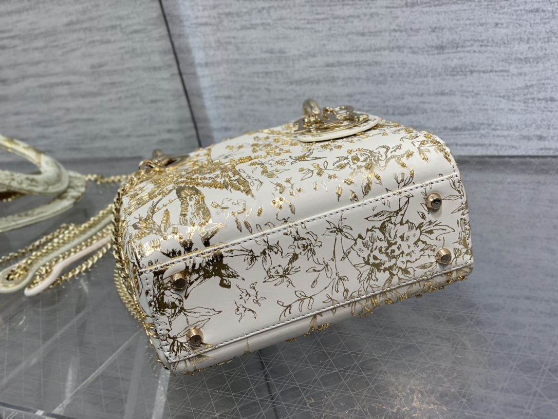 Dior Lady Limited Edition Embroidered Princess Diana Bag