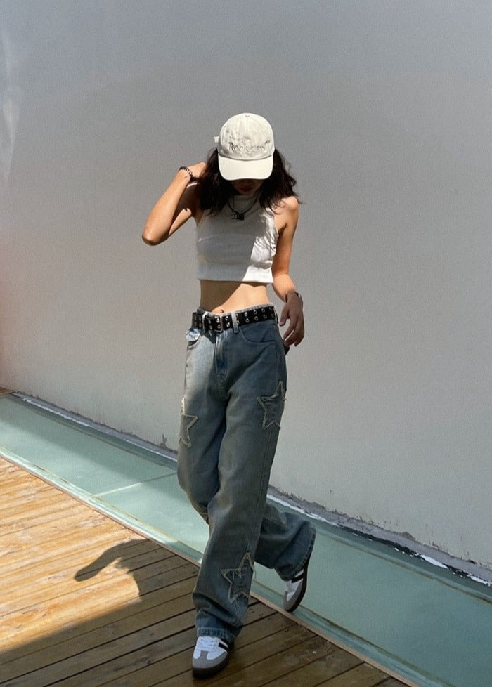 Streetwear Star Jeans