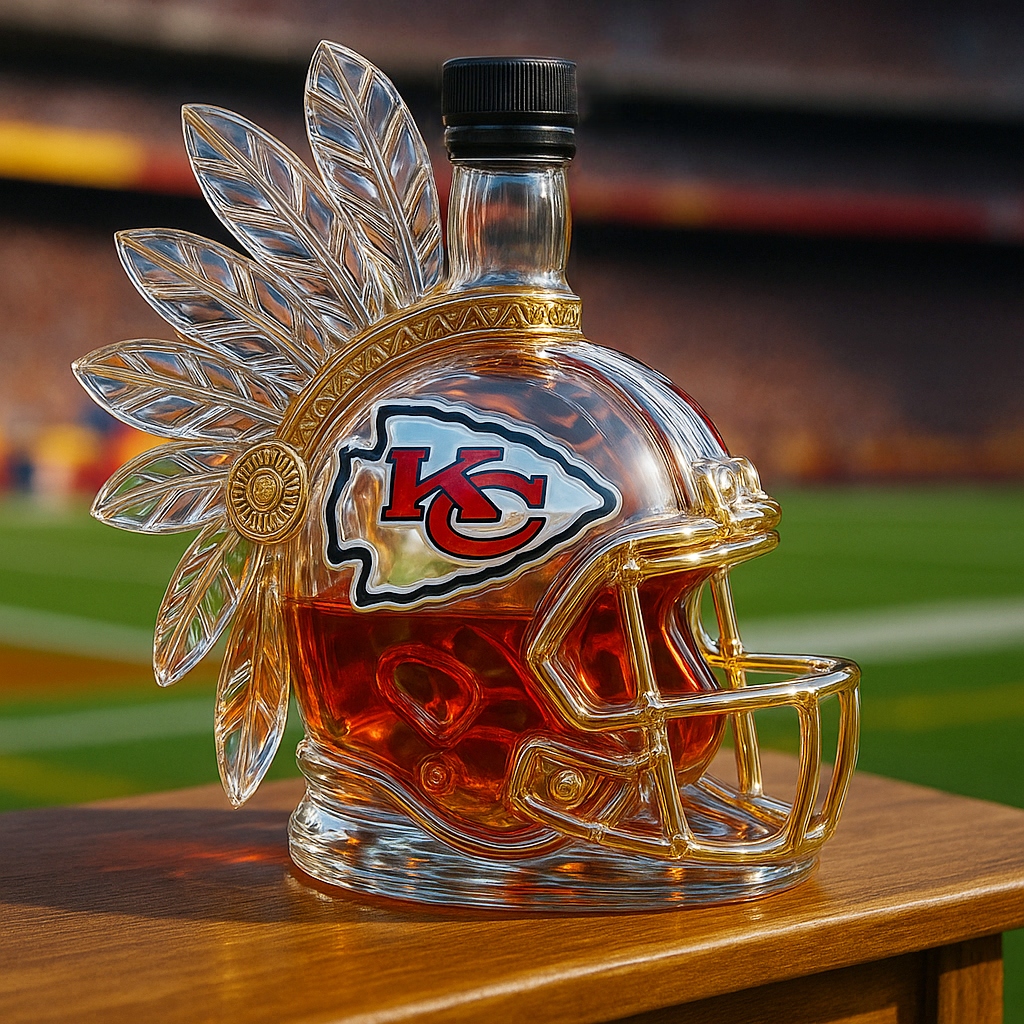 Kansas City Chiefs Limited-Edition Whiskey Bottle