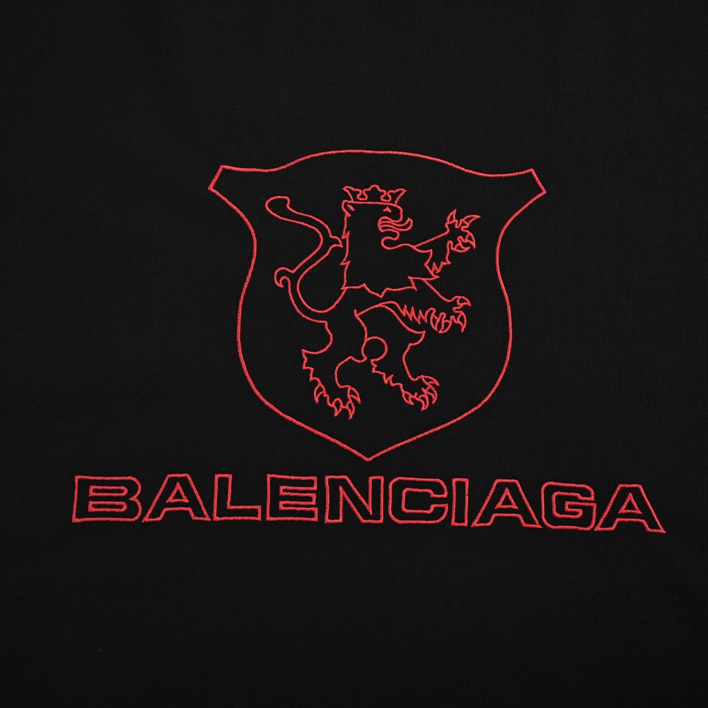 Balenciaga 25ss Manchester United embroidered short sleeve
