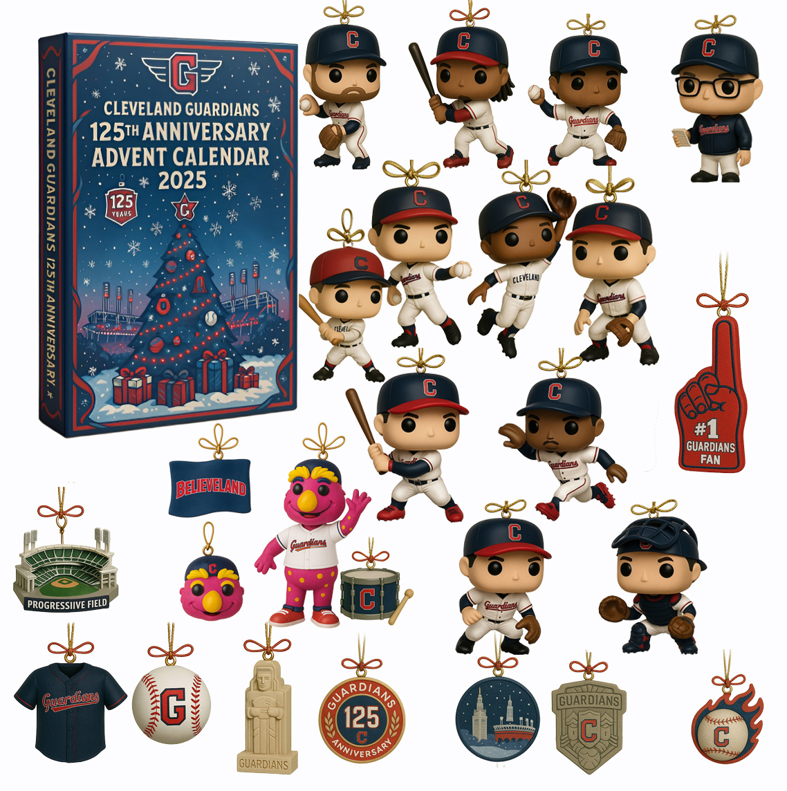 Cleveland Guardians 125th Anniversary Advent Calendar 2025