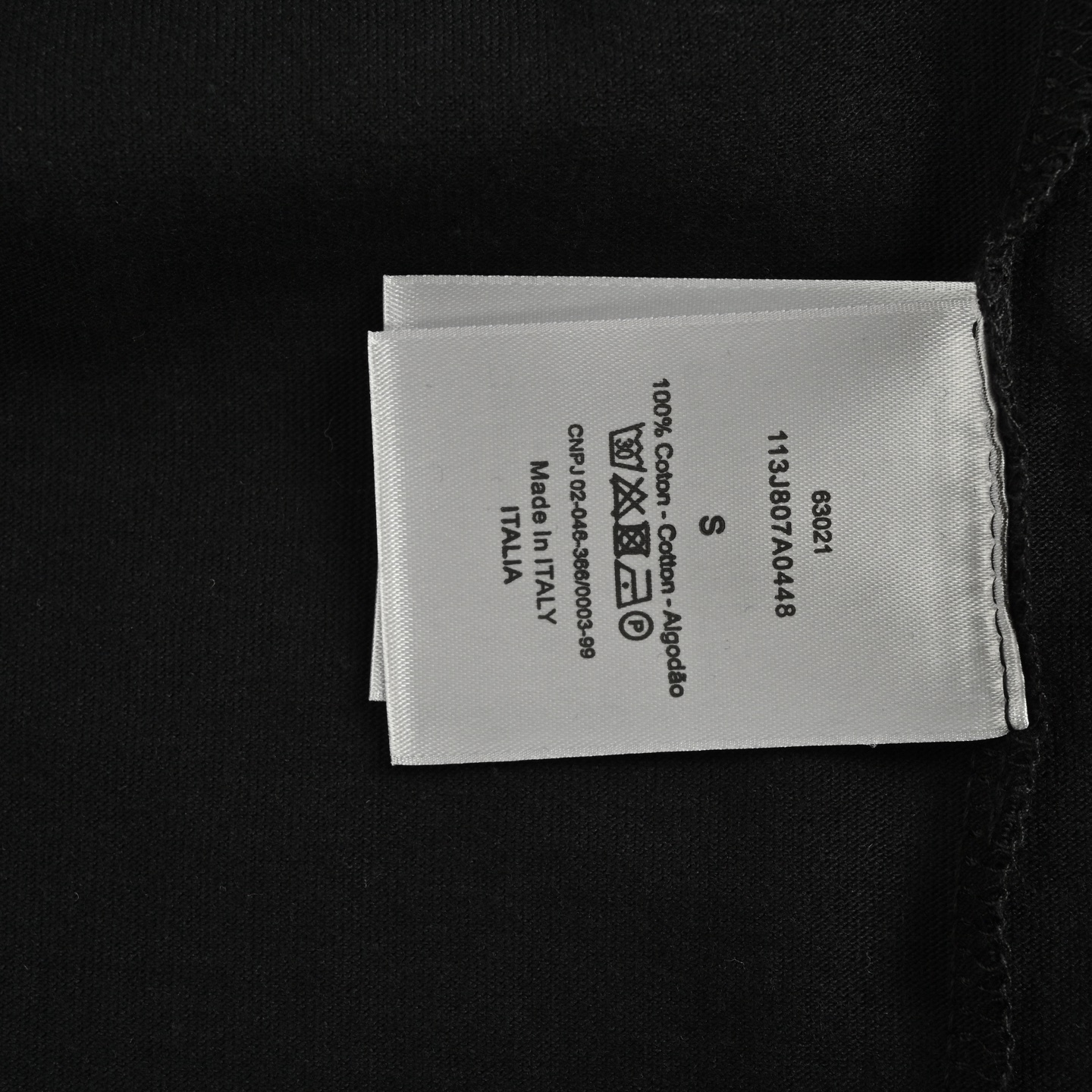 Dior 25ss hand-painted lettering short-sleeved shirt