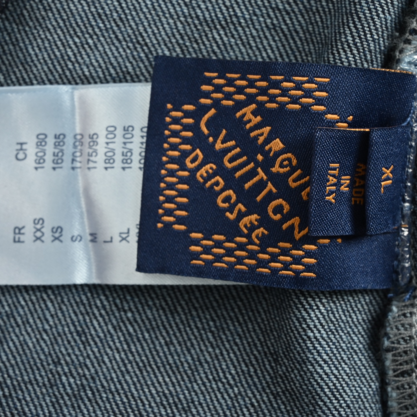 Louis Vuitton 25ss rope signature monogram embroidered denim short sleeve shirt