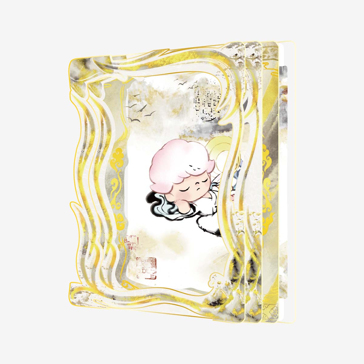 POP MART DIMOO Stories in the Cup Series Figures Art Collection Cards