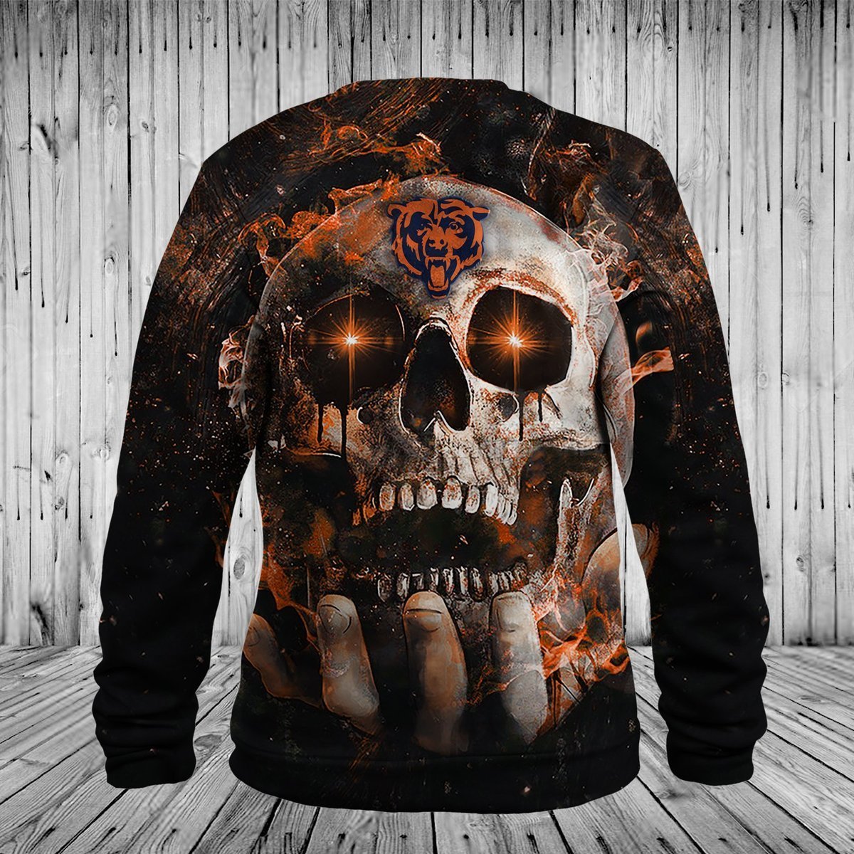 BEARS HOODIE 3D SKULL 70