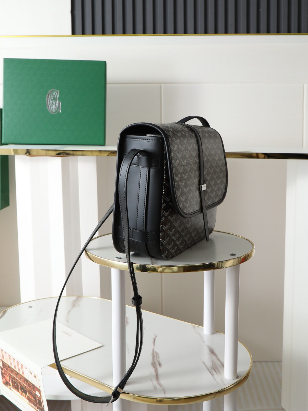 Goyard belvedère shoulder bag 244