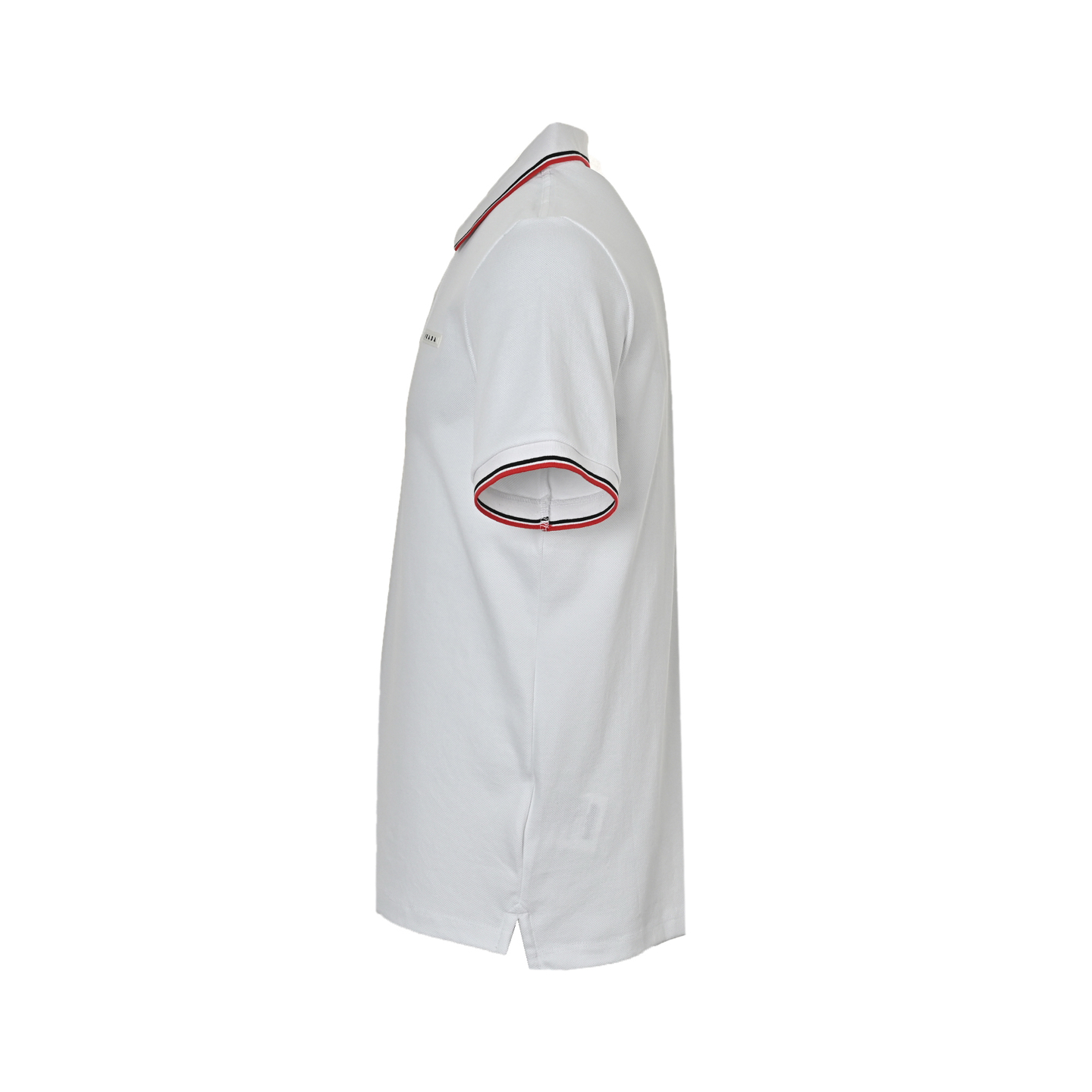 Prada Polo short sleeve with silicone trim on chest pocket