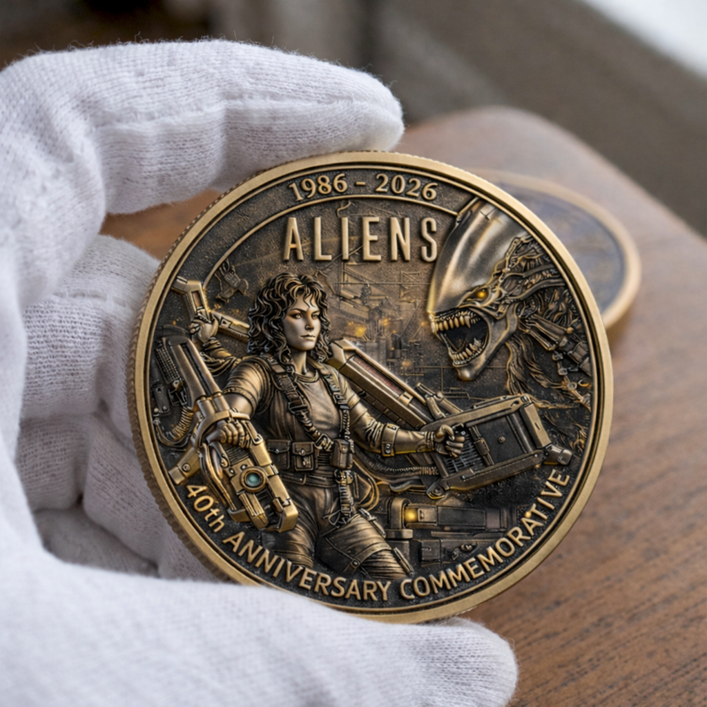 Alien 2 40th anniversary commemorative coin