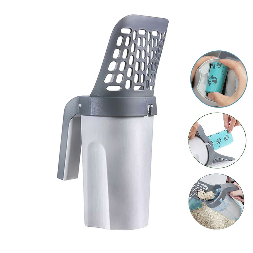 🔥Last Day Sale 50%-One-Piece Cat Litter Shovel Set🔥BUY 2 FREE SHIPPING