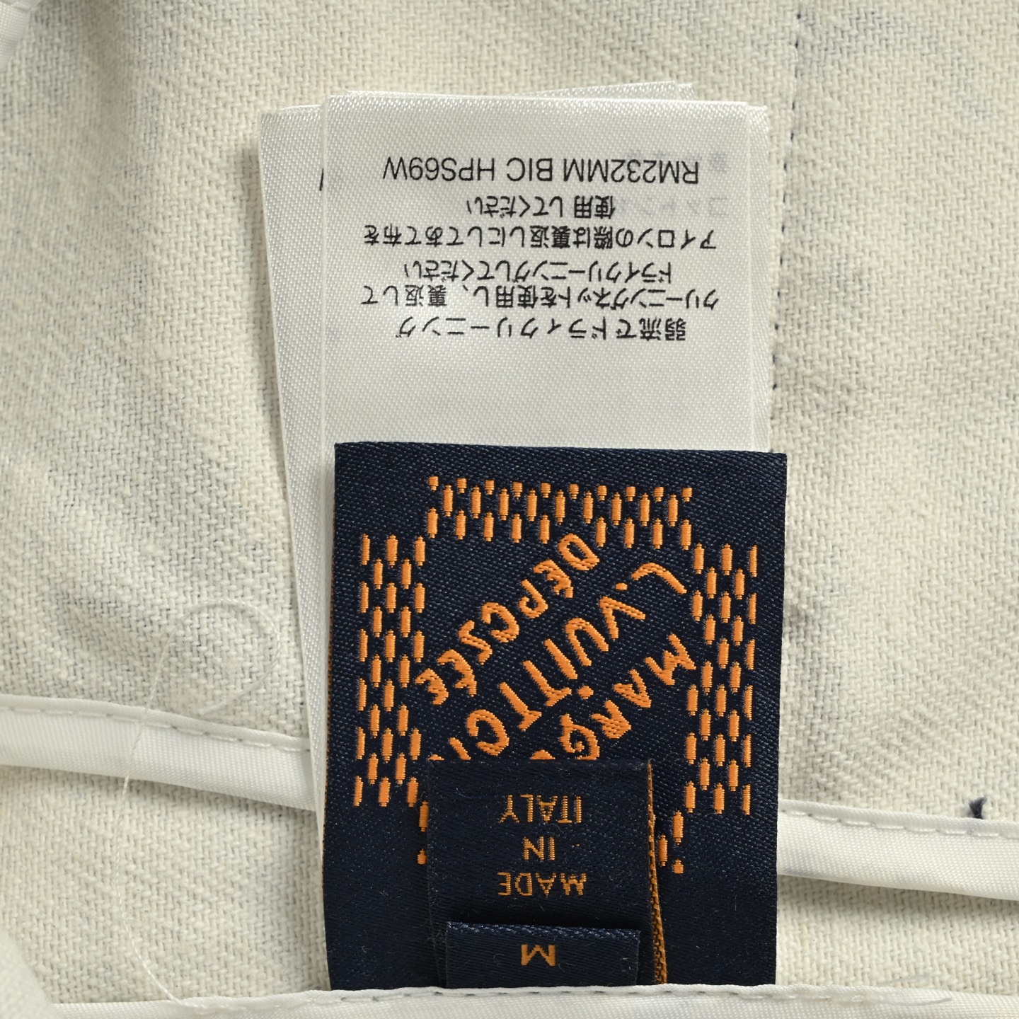 Louis Vuitton all over printed denim shorts