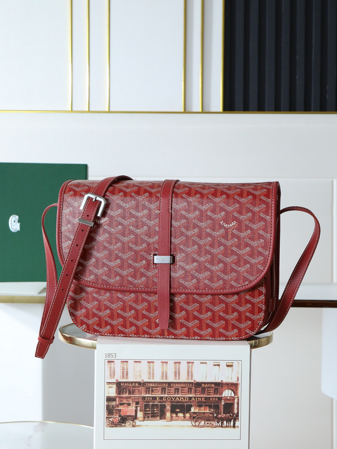 Goyard belvedère shoulder bag 244
