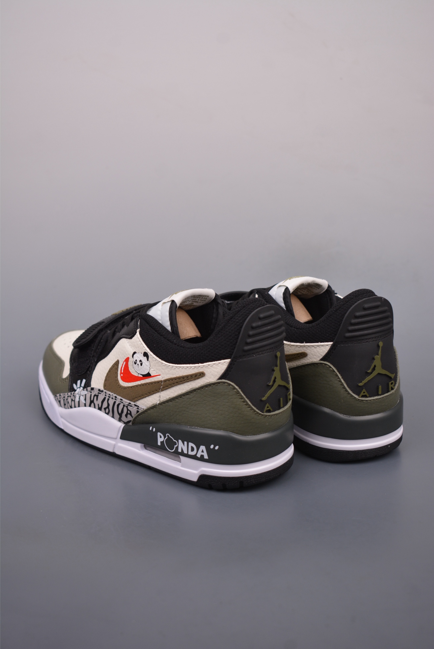 Air Jordan Legacy 312 Pouting Panda Army Green and White CD7069-120