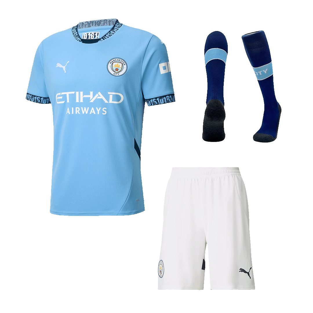 Manchester City Home Football Shirt Set (Shirt + Shorts + Socks) 2024/25