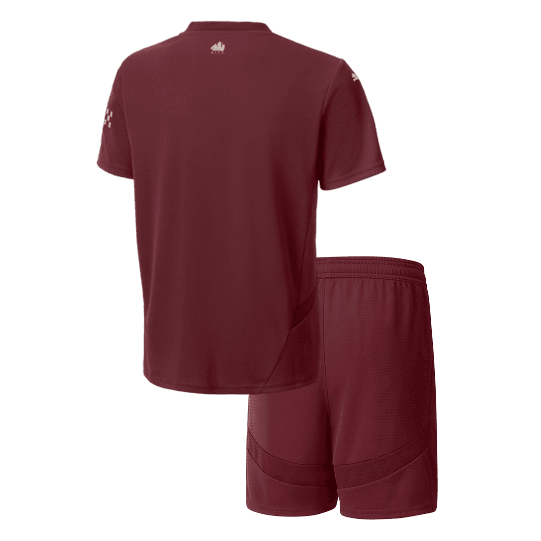 Manchester City third away kids' football shirt (shirt + shorts) 2024/25