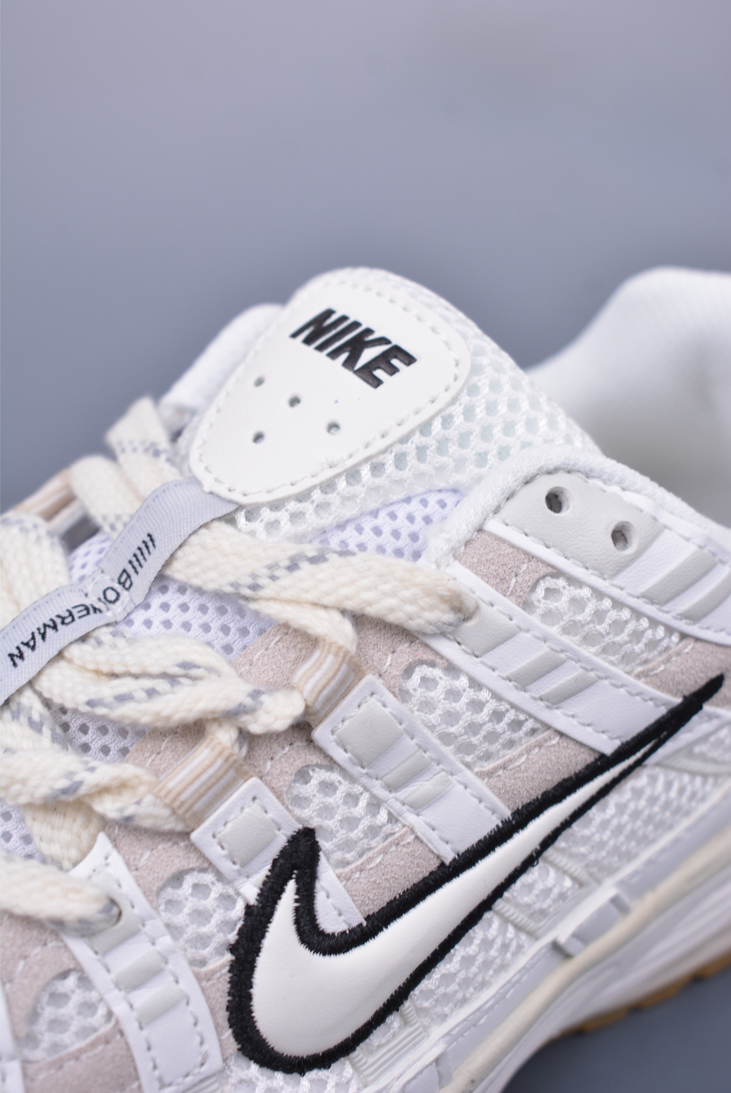 Nike P-6000 Premium Running Shoes Ivory Rubber Sole HF4898-121