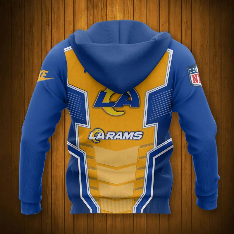 LOS ANGELES RAMS 3D HOODIE TTB4317