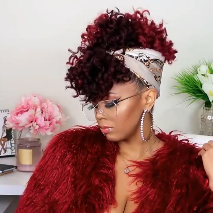 New A Perfect Short Curly Bob Wig