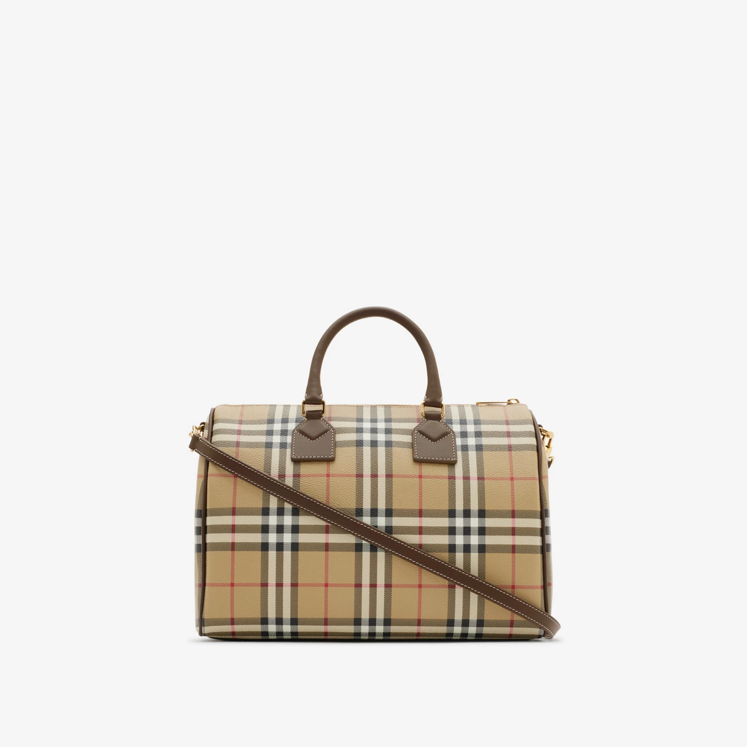 Burberry Medium Check Bowling Bag 80998131