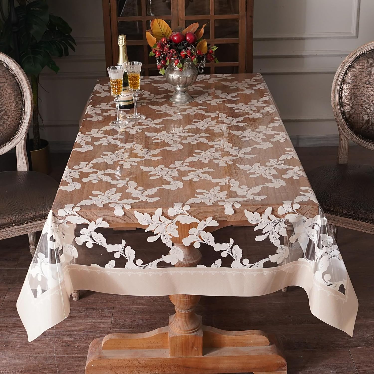 🔥ON SALE ALERT!🔥Clear Table Cover Protector Oil Spill Proof Vinyl PVC Tablecloths